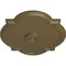 Ekena Millwork Waltz Ceiling Medallion (Fits Canopies up to 5 1/4"), 24"W x 20 1/2"H x 1 1/8"P, Mississippi Mud CM24WAMMF - alternate 3